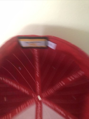 red white striped XL fitted hat - Picture 5 of 5