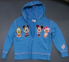 Child Size M - 7 / 8 Light Blue Hoodie Walt Disney World Long Sleeve Jacket
