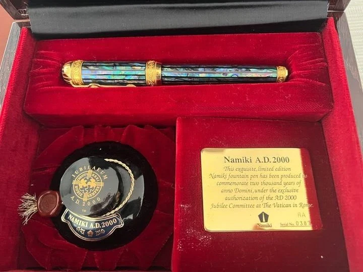 Pluma Estilográfica Namiki Jubilaeum A.D. 2000 Raden #0387/2000 - M Nueva en Caja Foto 2 de 4