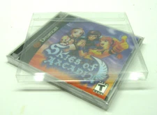 30x SEGA Dreamcast Clear Protective Box Protector Sleeve Case Display Covers