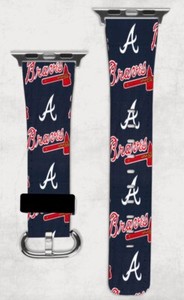 Atlanta Braves MLB Bande de surveillance Apple de baseball NEW 38/40/41 & 42/44/45 Géorgie