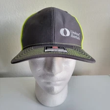 NEW Richardson Hat Cap Adult Grey Adjustable Strap Trucker United Rentals 112