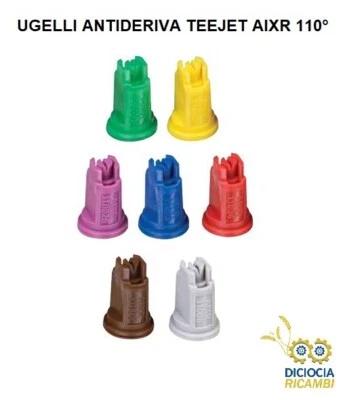 UGELLO ANTIDERIVA TEEJET AIXR110 A VENTAGLIO 110° ATOMIZZATORE IRRORATORE