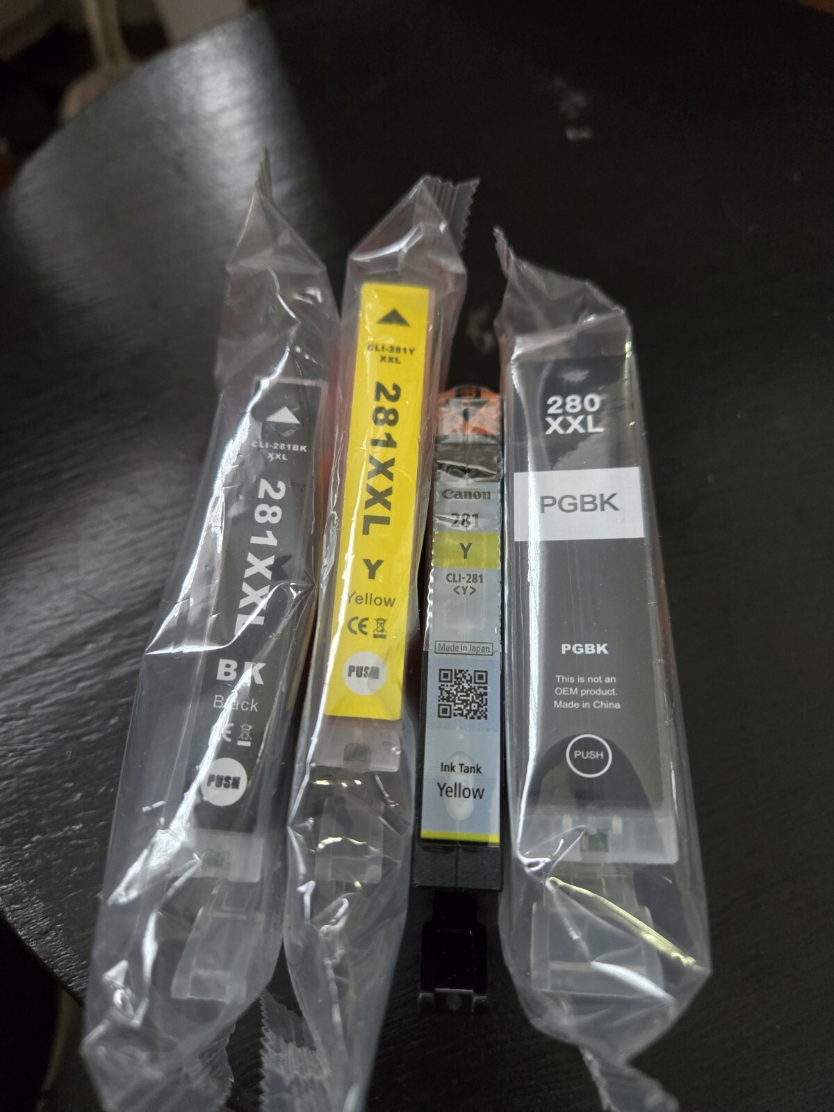 Ink Cartridges For Canon TR8620 Printer Includes Black And Yellow New eBay