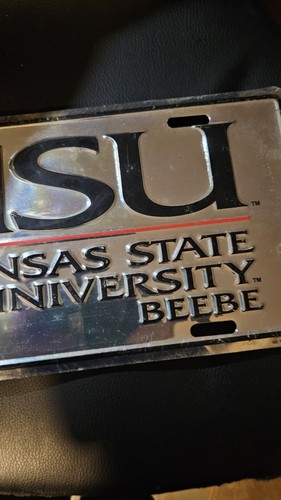 ARKANSAS STATE UNIVERSITY MIRROR FRONT PLATE MINT USED - Picture 4 of 5