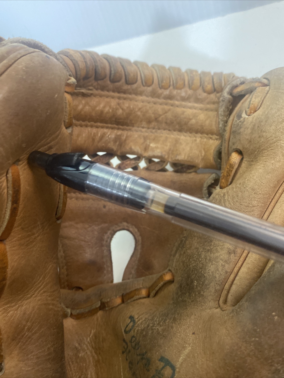 Vintage STALL & DEAN 8058 Baseball glove adult Professional Model Used