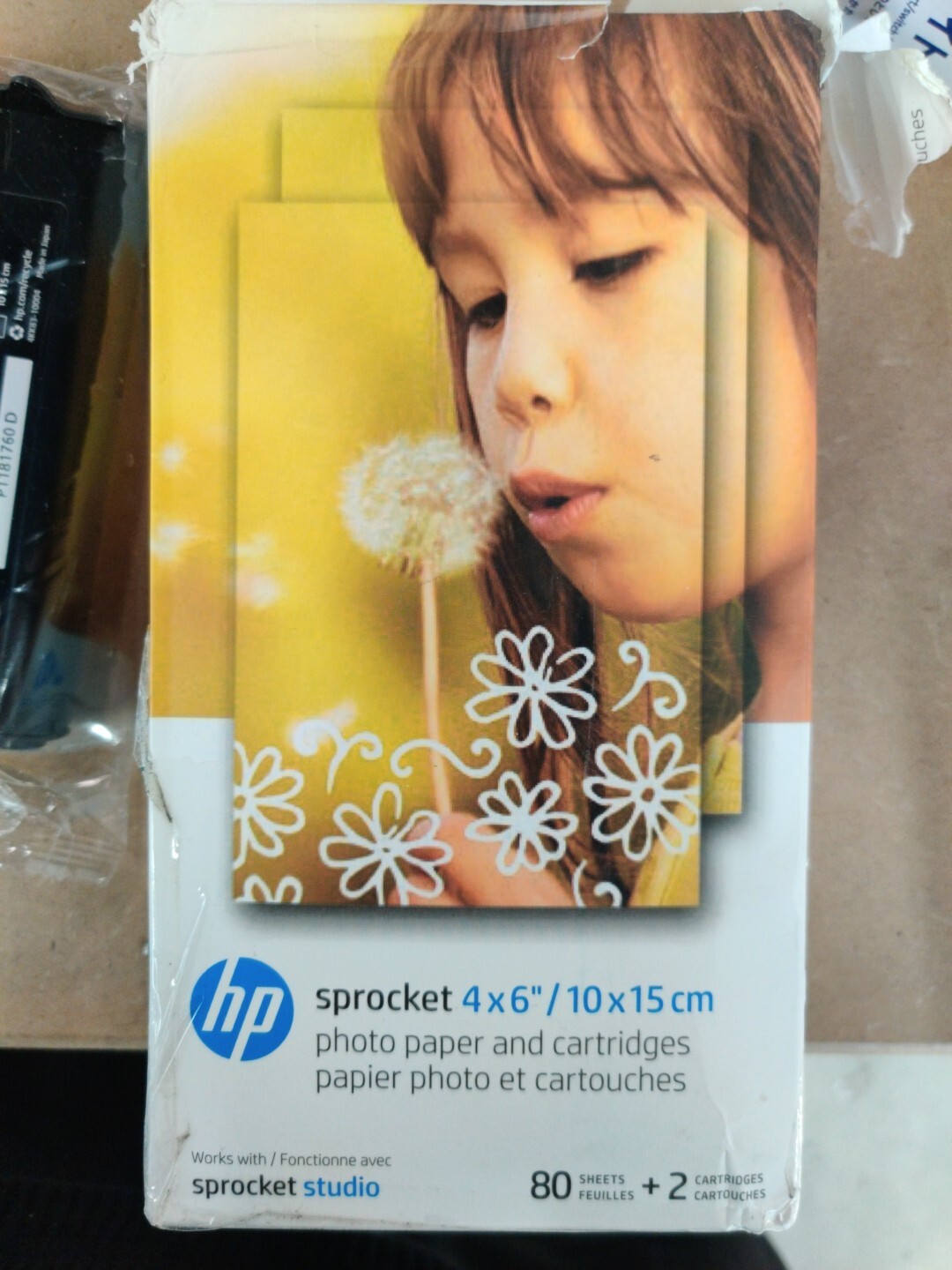 HP Sprocket Studio 4 x 6" Photo Paper & Cartridges 80 Sheets, 2