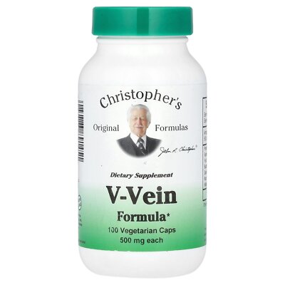 V-Vein Formula, 1,000 mg, 100 Vegetarian Caps (500 mg per Capsule)