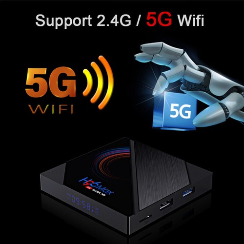H96 Max Android 10 TV Box Allwinner H616 Quad Core 6K 4G 32/64G Wifi H.265 BT4.0 - Photo 11/18
