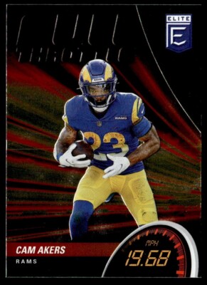 2022 Donruss Elite Full Throttle Green Cam Akers Los Angeles Rams #FT21