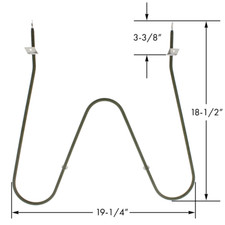 Oven Bake Element Replaces Frigidaire 316075103 316075104 316282600 PS438018