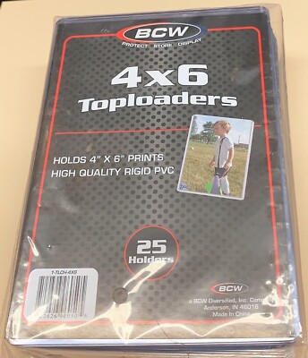 Aazon.co: BCW 8x10 Toploader Holder - 25 Count | Rigid PVC, Non-Toxic - Foto 8