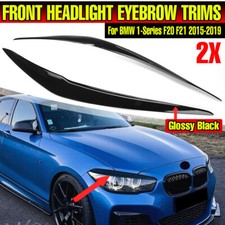 For BMW 1 Series F20/F21 Facelift Headlight Eyebrow Eyelid Cover ABS Plastic