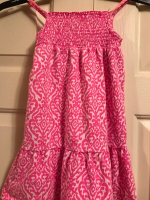 girls pink sundress