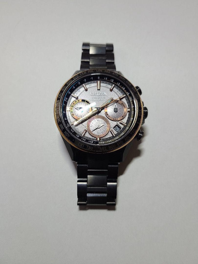 CITIZEN ATTESA CC4016-67E Black Men's Watch USED From JAPAN CITIZEN ATTESA CC4016-67E Black Men's Watch USED From JAPAN