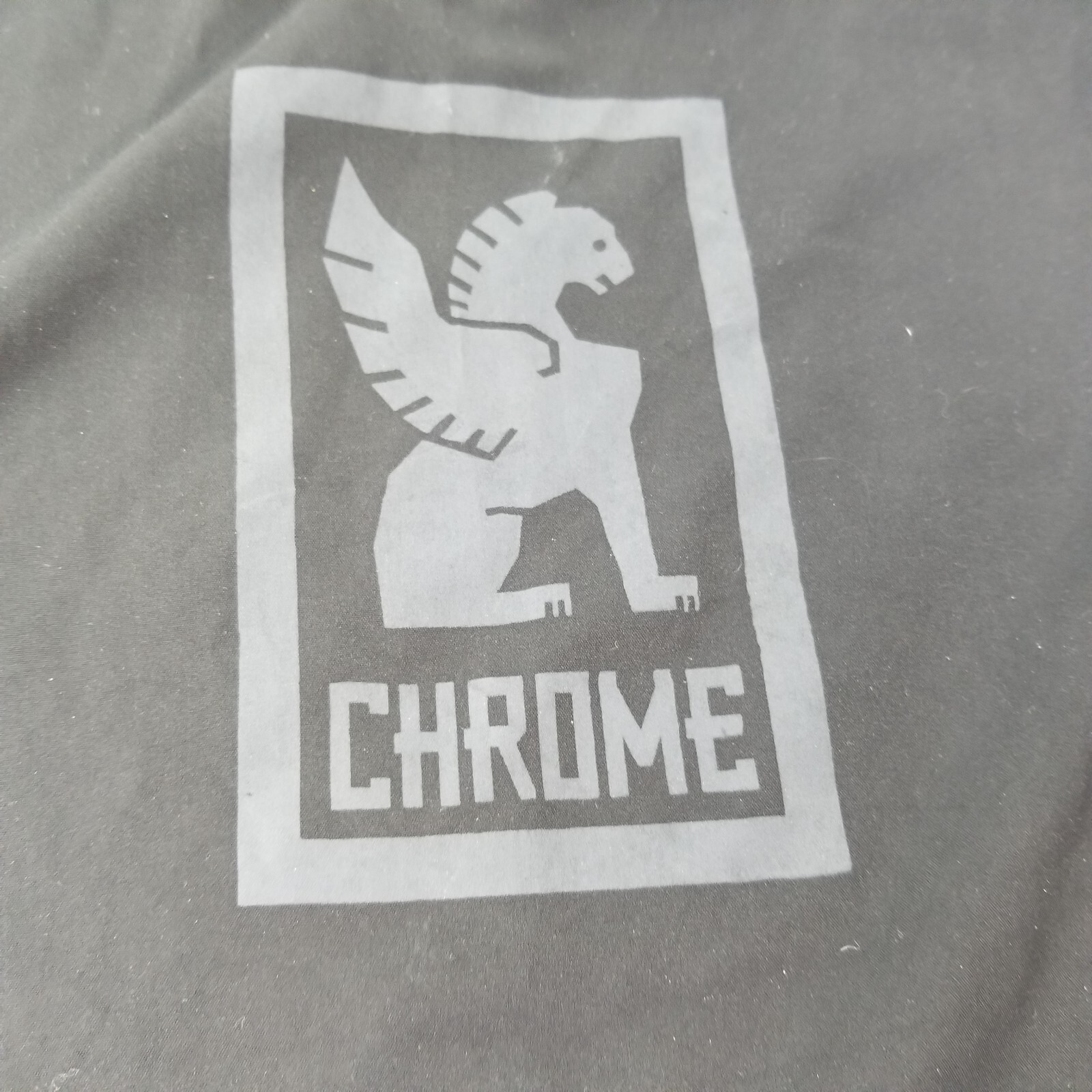 Chrome Industries Black Pullstring Drawstring Bag - image 4