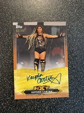 2020 Topps WWE NXT Kayden Carter Autograph Auto #82/99