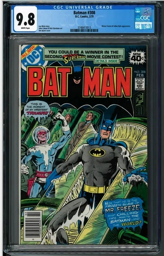 Batman #308 CGC 9.8   Aparo Cover    1st appearance of Tiffany Fox