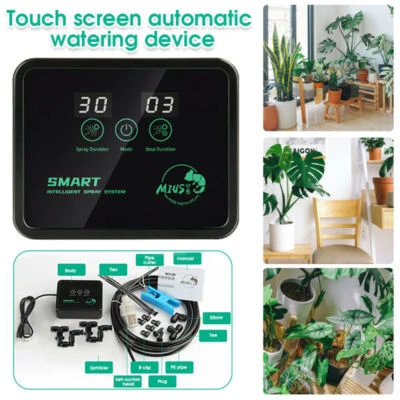 Intelligent Reptile Rainforest Terrariums Spray System Sprinkler Touch Screen UK