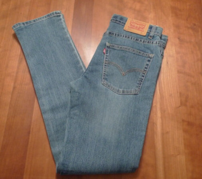 Levi's 511 Slim Stretch Jeans Blau, Größe 16 A