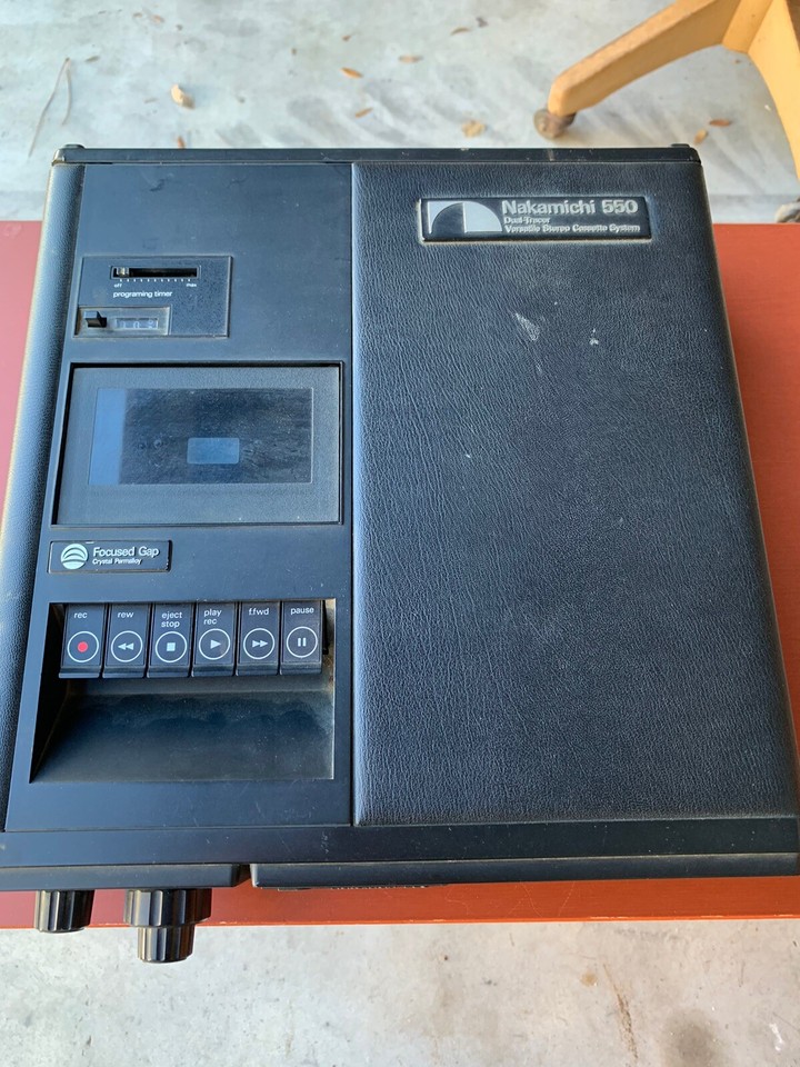 Nakamichi 550 Dual Tracer Versatile Professional Portable Stereo ...