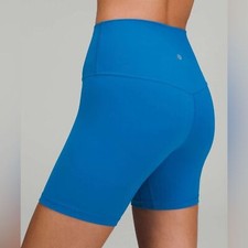 NWT Lululemon Align High-Rise Short 6" Kayak Blue Size 4