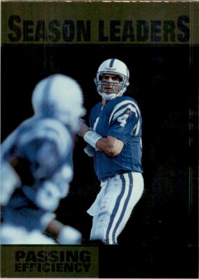 1996 Upper Deck Season Leaders Passing Efficiency . #211