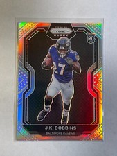 2020 Panini Chronicles - Prizm Black Silver SP #PB-6 J.K. Dobbins (RC) Rookie