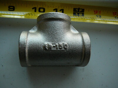 NEW SP-114-150 3/4'' 316 STAINLESS STEEL THREADED TEE PIPE FITTING