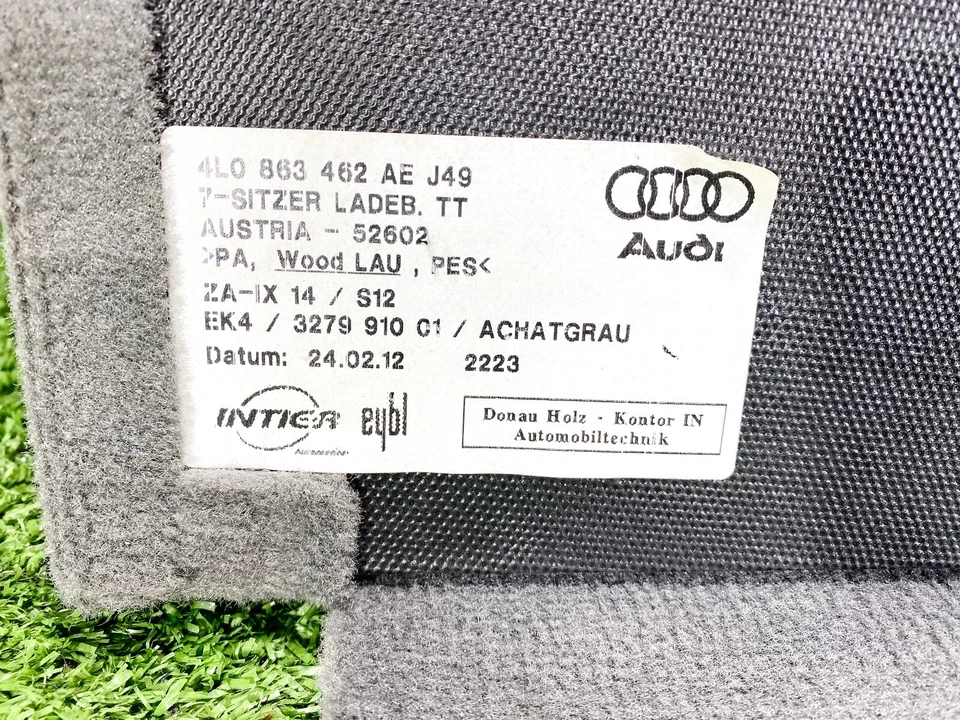 07-15 AUDI Q7 MALETERO TRASERO REPUESTO NEUMÁTICO ALFOMBRA PISO CARGA ALMACENAMIENTO EQUIPAJE ALFOMBRILLA OEM Foto 3 de 3