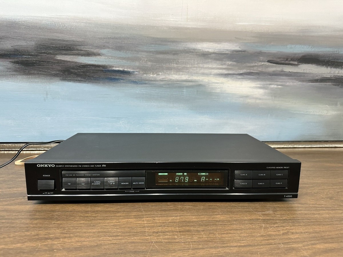 Onkyo T-4300 Quartz Synthesized Fm Stereo / Am Tuner | eBay