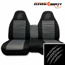 Designcovers For Mazda Truck Front Seat Cover 1991-2003 Bear Claw Black Charcoal