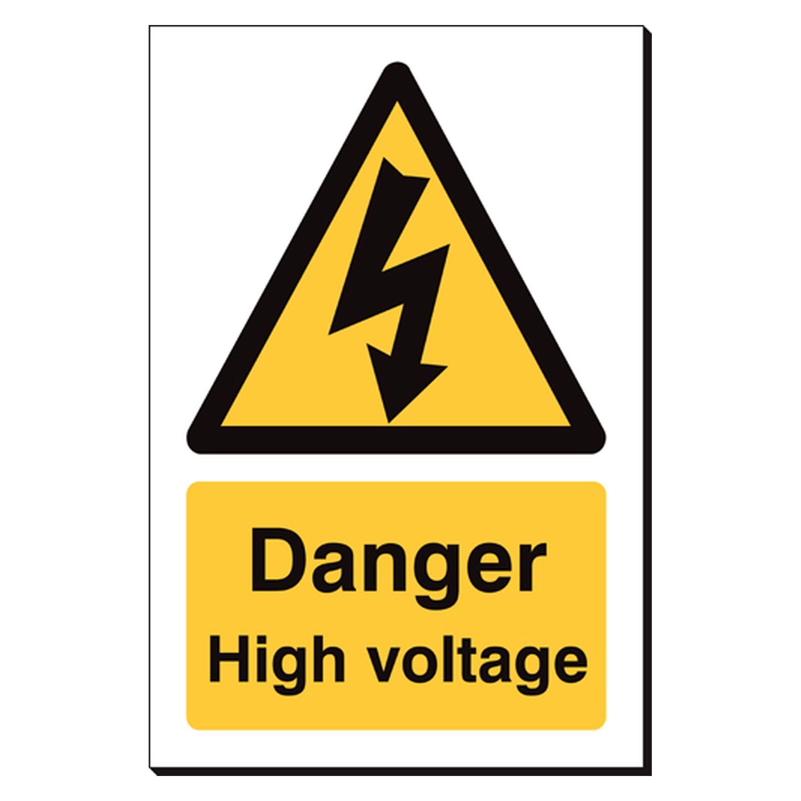 Danger High Voltage 240 x 360mm Sign - SSB207