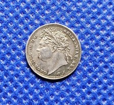 1826 Maundy Penny George IV British Silver Coin 1d
