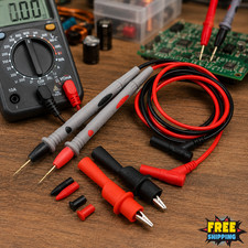 Universal Digital MultiMeter Test Lead Probe Wire Pen Cable 1000V 20A 10A