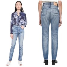 Moussy Vintage Orlando Slim Straight Jean Blu 110 Japanese Denim 100 Cotton 26