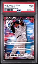 2017 Topps Chrome AARON JUDGE FF11 RC Rookie Card Freshman Flash - PSA 9 MINT