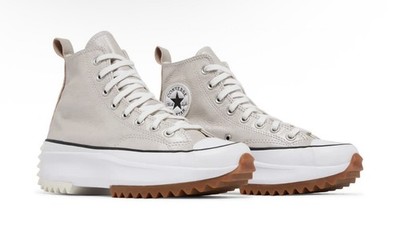 Converse Run Star Hike High Metallic Classics Smoke Pink 169242C Size 6 NEW