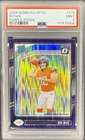 2024 Panini Donruss Optic - Rated Rookie Bo Nix #209 Purple Shock Prizm (RC)