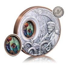 2026 Samoa 20,000 Leagues Under The Sea Rotating Bimetallic $1 Silver Copper