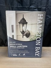 Hampton Bay Oil-Rubbed Bronze Dusk-to-Dawn Wall Lantern Sconce-Missing Lock Nut