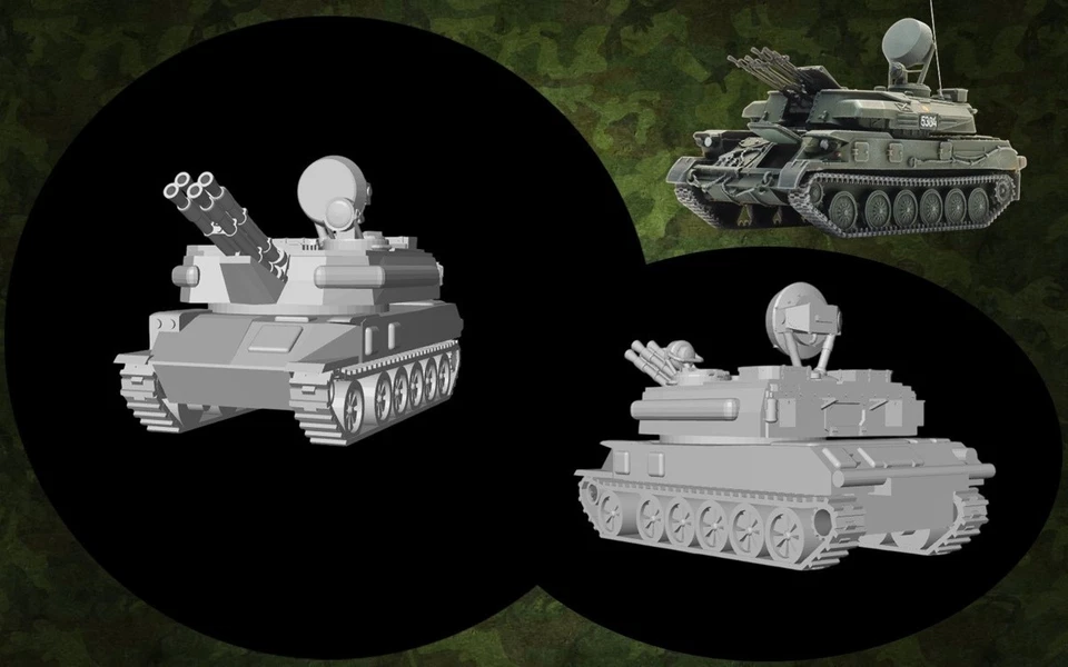 Maqueta para montar y pintar - Vehículo militar . ZSU-23-4 Shilka - 1/72 - Immagine 2 di 4