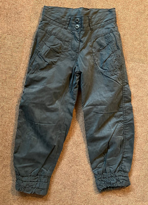 MEXX: graue  Hose mit Gumizugbündchen Gr. 116, getragen