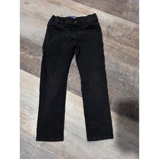 Old Navy Boys Black Skinny Jeans Adjustable Waist Size 5T 5A