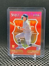 Nick Kurtz RC 2025 Select - Select Certified - Red Prizm #03/99 21 A's