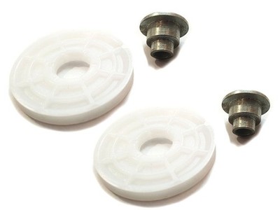 kompatibel für Peugeot 206CC Cabrio Ford Focus 2x Fensterheber Umlenkrolle + Pin