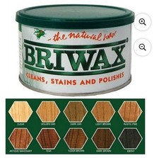 Briwax, Golden Oak, Paste Wax. 1 lb