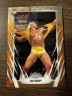 2026 Topps Chrome WWE Wrestlemania HULK HOGAN ORANGE LOGOFRACTOR #d /25