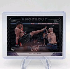 Justin Tafa 2024 Topps Knockout UFC Base Rookie Card RC #17 Heavyweight