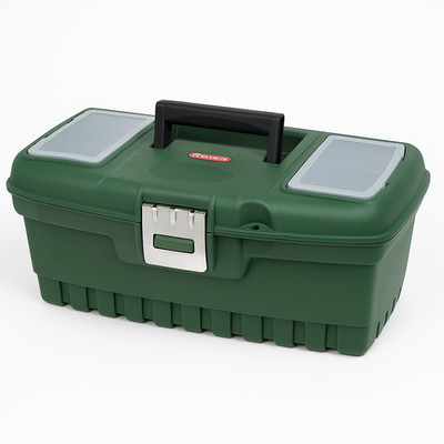 Keter 16'' Pro Toolbox Organizer mit Schnellverschluss breit Kunststoff Werkzeugkiste